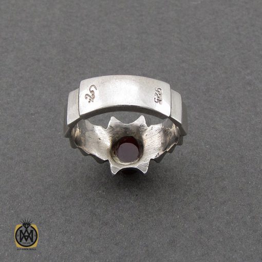 انگشتر عقیق یمن مردانه هنر دست استاد قاسمی - کد 10068 - تصویر 3