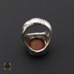 3 انگشتر عقیق یمن با حکاکی ان الحسین مصباح الهدی و سفینه النجاه مردانه دست ساز - کد 8864 - تصویر 3