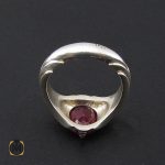 3 انگشتر یاقوت سرخ خوش رنگ مردانه هنر دست استاد شرفیان – کد 8805 - تصویر 2