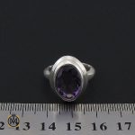 انگشتر آمتیست مردانه خوش رنگ  – کد 8809 - تصویر 4