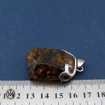 4 مدال کهربا پودری درشت زنانه - کد 3157 - تصویر 4