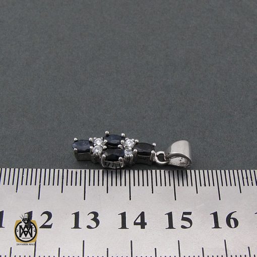 مدال یاقوت کبود طرح افسون زنانه - کد 3159 - تصویر 4