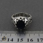 4 انگشتر یاقوت کبود خوش رنگ و مرغوب مردانه - کد 8949 - تصویر 4