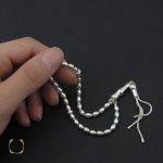 تسبیح نقره 33 دانه هلی ساده - کد 4142 - تصویر 4