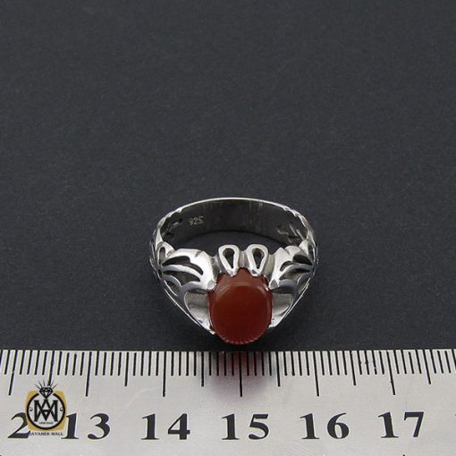 انگشتر عقیق یمن مردانه - کد 8992 - تصویر 4