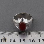 انگشتر عقیق یمن مردانه هنر دست استاد قاسمی - کد 10058 - تصویر 4