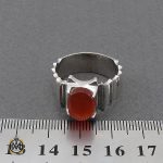 انگشتر عقیق یمن مردانه هنر دست استاد قاسمی - کد 10066 - تصویر 4