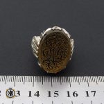 انگشتر عقیق با حکاکی ذکر صلوات مردانه هنر دست استاد شرفیان - کد 8869 - تصویر 4