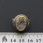 انگشتر کوارتز رُتایل مردانه - کد 8882 - تصویر 4