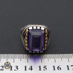 انگشتر نقره مردانه - کد 8889 - تصویر 4