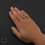 5 انگشتر زبرجد مردانه هنر دست استاد شرفیان – کد 8808 - تصویر 5