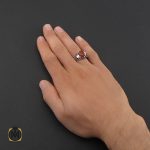 5 انگشتر عقیق یمن مردانه - کد 8992 - تصویر 5