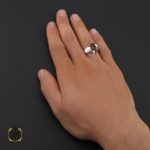انگشتر عقیق یمن مردانه هنر دست استاد قاسمی - کد 10058 - تصویر 5