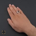 انگشتر عقیق یمن مردانه هنر دست استاد قاسمی - کد 10068 - تصویر 5