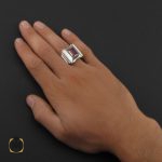 5 انگشتر یاقوت سرخ فاخر مردانه هنر دست استاد شرفیان – کد 8803 - تصویر 5
