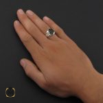 5 انگشتر یاقوت گارنت مردانه هنر دست استاد شرفیان – کد 8804 - تصویر 5
