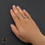 5 انگشتر عقیق یمن با حکاکی شرف الشمس مردانه دست ساز - کد 8875 - تصویر 5