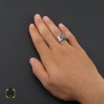 5 انگشتر اپال خوش رنگ مردانه هنر دست استاد شرفیان - کد 8890 - تصویر 5