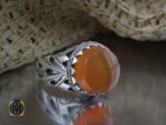 انگشتر عقیق یمن مردانه - کد 10136 - تصویر 6