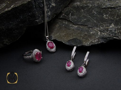 سرویس یاقوت سرخ طرح سونیا زنانه - کد 7160 - تصویر 10