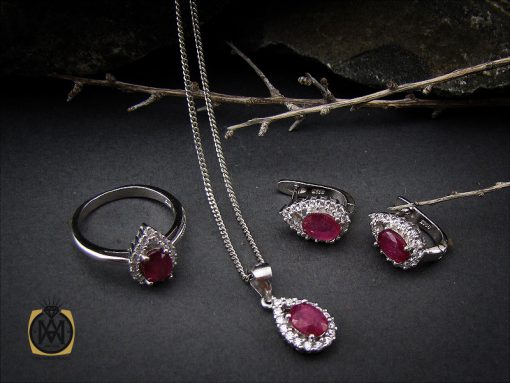 00 سرویس یاقوت سرخ طرح فلورا زنانه - کد 7163 - تصویر 9