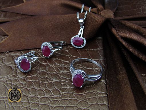 سرویس یاقوت سرخ طرح لنیا زنانه - کد 7166 - تصویر 9