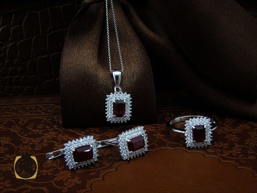 سرویس یاقوت سرخ طرح  نانسی زنانه - کد 7169 - تصویر 10