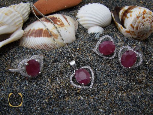 سرویس یاقوت سرخ طرح آوین زنانه - کد 7172 - تصویر 10