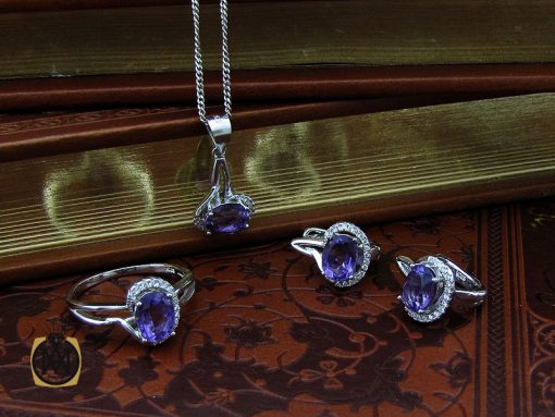 سرویس آمتیست طرح پوپک زنانه - کد 7181 - تصویر 10