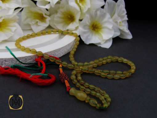تسبیح شاه مقصود افغان 101 دانه خوش رنگ - کد 4161 - تصویر 5