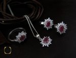 00 سرویس یاقوت سرخ زنانه طرح وانیا - کد 7171 - تصویر 10