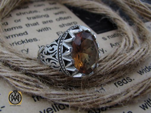 00 انگشتر زولتنایت مردانه هنر دست استاد صانعی - کد 10171 - تصویر 6