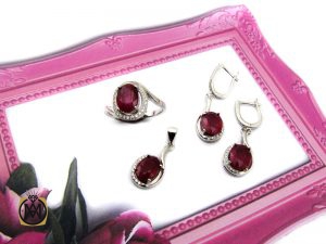 سرویس یاقوت سرخ طرح گیسو زنانه - کد 7135 - تصویر 10