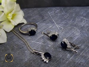 00 سرویس یاقوت کبود طرح یسنا زنانه - کد 7139 - تصویر 9