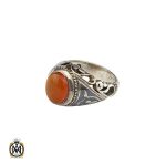 انگشتر عقیق یمن با حکاکی شرف الشمس مردانه - کد 10150