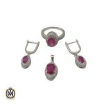 سرویس یاقوت سرخ طرح سونیا زنانه - کد 7160