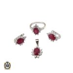 سرویس یاقوت سرخ طرح فرمهر زنانه - کد 7162