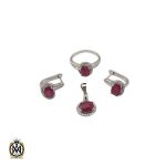 سرویس یاقوت سرخ طرح لنیا زنانه - کد 7166