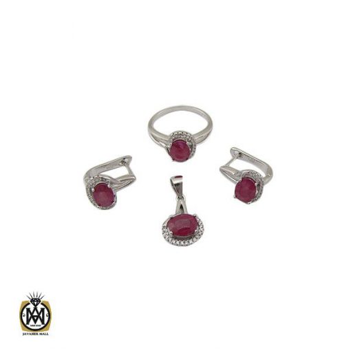 1 سرویس یاقوت سرخ طرح لنیا زنانه - کد 7166 - تصویر 1