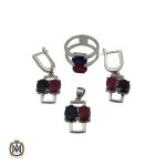 سرویس یاقوت سرخ و کبود طرح مهردخت زنانه - کد 7148