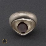 انگشتر عقیق یمن مردانه هنر دست استاد یزدانی- کد 10134 - تصویر 2