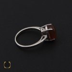 2 انگشتر عقیق یمن طرح نغمه زنانه - کد 2110 - تصویر 3