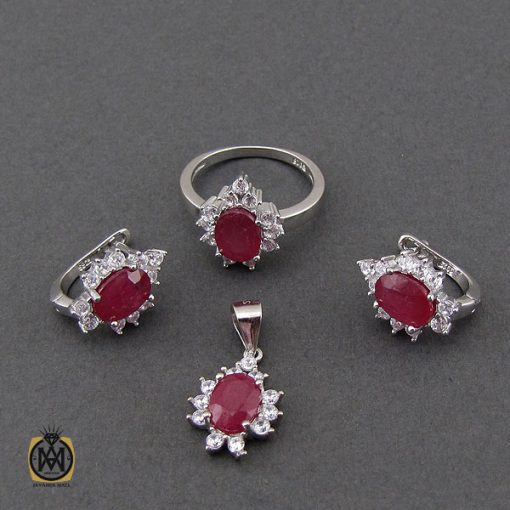 سرویس یاقوت سرخ طرح فرمهر زنانه - کد 7162 - تصویر 2