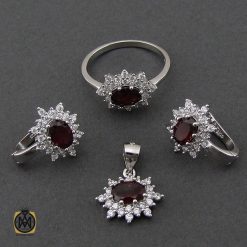 سرویس گارنت طرح گلاره زنانه - کد 7164 سرویس گارنت طرح گلاره زنانه - کد 7164
