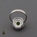2 انگشتر زبرجد زنانه اصل طرح آوا - کد 2136 - تصویر 2