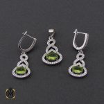2 نیم ست زبرجد طرح سارگل زنانه - کد 7158 - تصویر 2