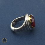 2 انگشتر یاقوت سرخ مرغوب مردانه هنر دست استاد شرفیان - کد 10087 - تصویر 2