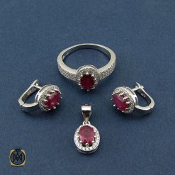سرویس یاقوت سرخ طرح دیبا زنانه - کد 7133 سرویس یاقوت سرخ طرح دیبا زنانه - کد 7133