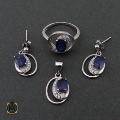 سرویس یاقوت کبود طرح مهشید زنانه - کد 7138 سرویس یاقوت کبود طرح مهشید زنانه - کد 7138
