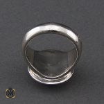 2 انگشتر نقره با حکاکی یا حسین مردانه هنر دست استاد شرفیان - کد 10131 - تصویر 2